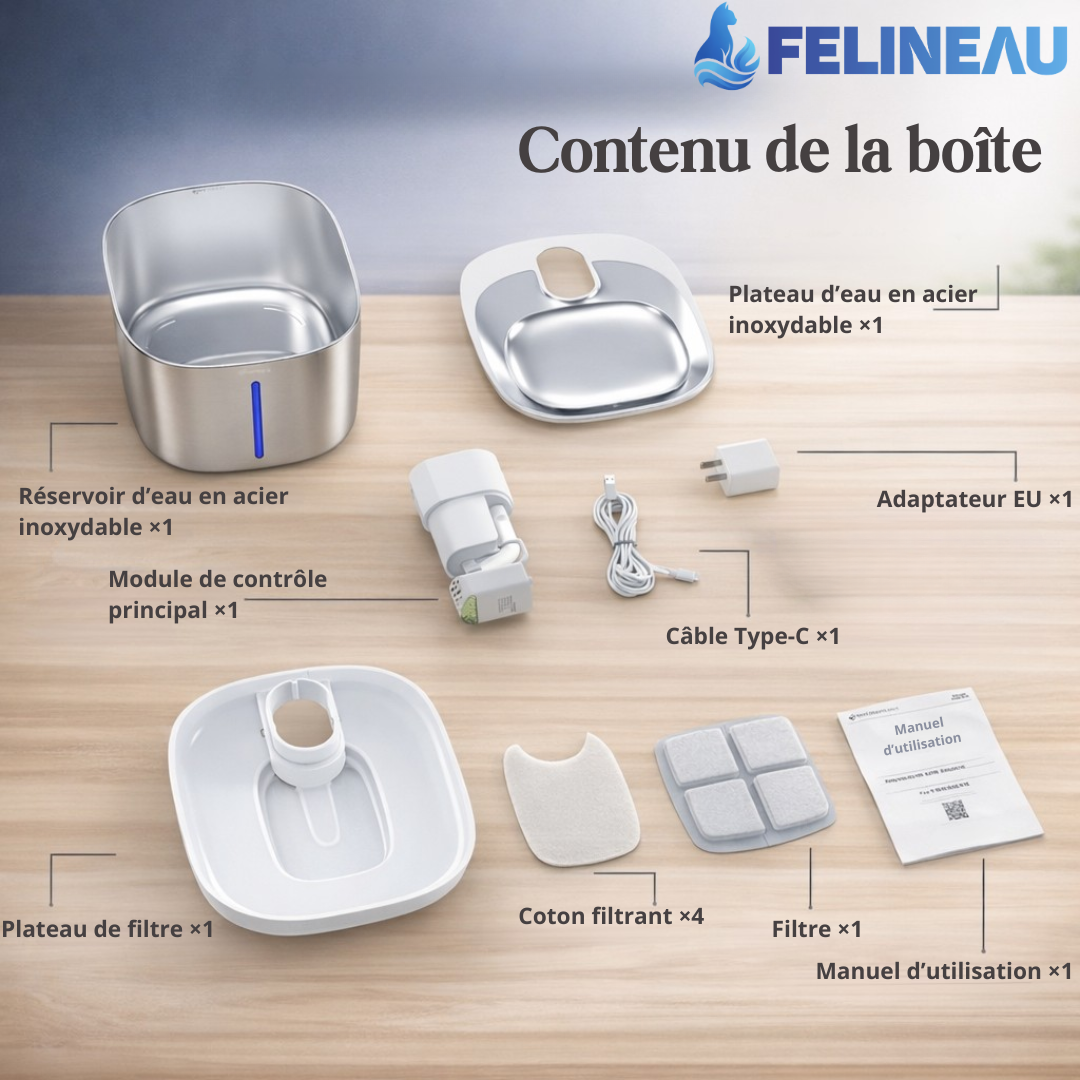 Felineau Vital Suisse™ - Technologie d'hydratation avancée