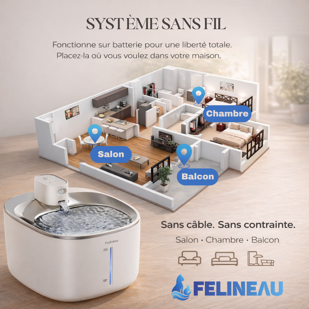 Felineau Vital Suisse™ - Technologie d'hydratation avancée